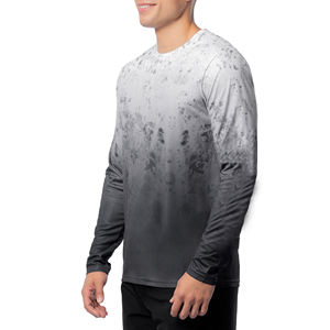 เสื้อยืดแขนยาวแบบกำหนดเอง ผ้าโพลีเอสเตอร์ 100% แห้งเร็ว สะท้อนแสง มองเห็นได้ชัดเจน เหมาะสำหรับงานก่อสร้าง ชุดยูนิฟอร์มเพื่อความปลอดภัย - Product Image 5