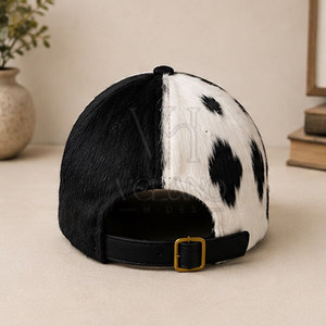 Sombrero Fedora de Cuero Vacuno Genuino para Hombre, Sombrero Clásico de Ala Ancha, Sombrero Vaquero de Cuero Vacuno con Logotipo Personalizado, Sombreros Duraderos - Product Image 3