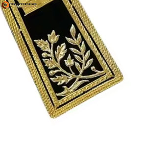 Patch de col Gorget Generals en tissu écologique de qualité supérieure avec options de conception personnalisées pour la décoration de vêtements à coudre - Product Image 6