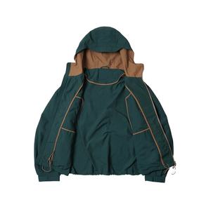 Chaqueta cortavientos de nailon de bloque de Color de marca personalizada, chaquetas cortavientos de talla grande al por mayor con cremallera transpirable y contraste de Color para hombre - Product Image 3