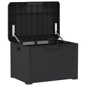 Boîte de rangement pour patio en PP anthracite de 33 gallons - Product Image 5