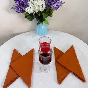 Serviette de table en coton et lin lavé, brodée sur mesure, de qualité supérieure, pour cuisine, dîner, Noël, fête, restaurant, mariage, style indien - Product Image 1