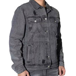 Service OEM, veste en jean pour homme de haute qualité, design personnalisé, nouvelle collection de vestes en jean pour homme - Product Image 3