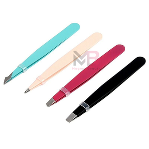 Pinzas para Cejas MAGMA BEAUTY, Logotipo Personalizado, Marca Privada, Profesionales, Hechas a Mano, Duraderas, de Lujo, de Acero Inoxidable Ligero - Product Image 1
