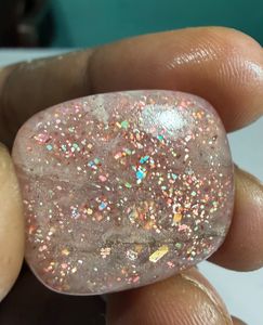 High Quality Natural Sunstone Square Shape Color Change Loose Gemstones for Jewelry Making - Product Image 5