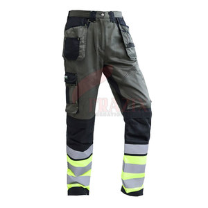 Pantalons de travail en coton respirants, pantalons utilitaires avec tissu renforcé pour l'entretien industriel et les tâches d'atelier - Product Image 2