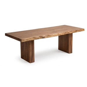 ARTERRA - Juego de Muebles de Comedor de Lujo en Madera de Teca, Mesa de Teca con Respaldo Curvo, Sillas de Teca Modernas con Acabado Natural - Product Image 3