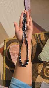 Cuentas de diamante moissanita negras, elegantes y de forma redonda, hechas a mano, con corte facetado de grado AAA. - Product Image 3