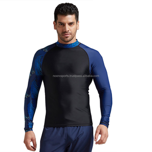 Wholesale UPF 50+ Long Sleeve Rash Guard Quick-Dry Breathable Sportswear Adults Custom Logo Surf <b>Shirt</b> Swimming Diving Anti-UV - Product Image 1