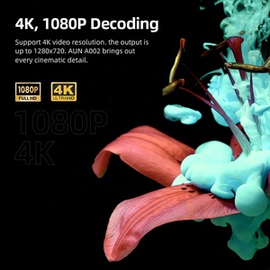 Proyector de Video Inteligente 4K para Dormitorio 2026, con Android Auto Beam, para Películas Educativas y Cuentos, Bajo Costo, Multimedia A002, Dropshipping - Product Image 6