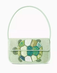 Green Floral <b>Beaded</b> Shoulder Bag Handmade Embroidered Women Handbag Custom <b>Purse</b> for Party - Product Image 2