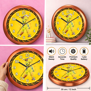 Reloj de Pared Moderno para Amantes del Cricket con Impresión de Foto Personalizada para el Regreso a Clases, Graduación, Día de San Valentín - Product Image 2