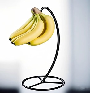 Soporte para Plátanos de Metal de Alta Calidad, Forma Circular, Cesta Colgante para Almacenamiento de Frutas para Uso en la Cocina - Product Image 5