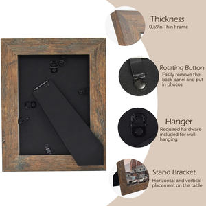 Classic Vintage Style Wooden Photo <b>Frame</b> Solid Mango Wooden Handmade Rustic Modern Tabletop Home Office Decoration Photo <b>Frame</b> - Product Image 6