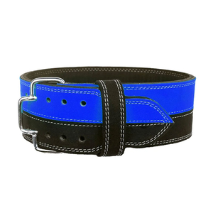 Ceinture de musculation personnalisable en cuir de vachette respirant et durable, réglable sur mesure, pour la musculation, le fitness et l'haltérophilie, avec logo. - Product Image 1