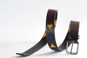 Ceinture Polo de Luxe Personnalisée en Cuir Véritable, Tressée à la Main, Style Argentin, Robuste en Cuir de Vachette Véritable, Sacs et Étuis OEM LPB-0109 - Product Image 2