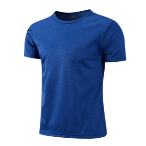 Men's <b>White</b> Cotton Short Sleeve T-Shirt O-Neck Regular Fit Blank Casual Jersey Knitted Breathable - Product Image 5