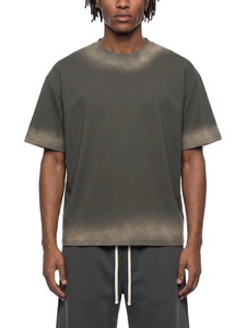 เสื้อยืดลายมัดย้อมทรงโอเวอร์ไซส์ เสื้อยืดวินเทจฟอกสี เสื้อยืดฟอกสีแบบแอซิดวอช เสื้อยืดสตรีทแวร์ เสื้อยืดโอเวอร์ไซส์ผ้าฝ้าย เสื้อยืดยูนิเซ็กส์ - Product Image 4