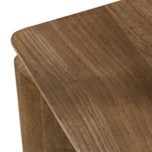 Mesa de Comedor Moderna Escandinava, Duradera, Ecológica, Impermeable, de Madera, Rectangular, Diseño Estable de Madera Maciza, Muebles para el Hogar 4 - Product Image 3