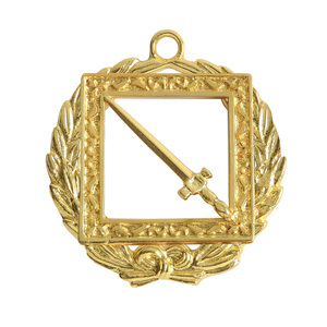 Collar Masónico Chapado en Oro de los Caballeros Templarios Grand Sentinel, Proveedor Mayorista OEM - Product Image 1