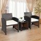 Set di Mobili da Giardino in 3 Pezzi, Divano in Rattan PE con Cuscini e Tavolino da Caffè per Giardino e Balcone, Impermeabile - Product Image 6