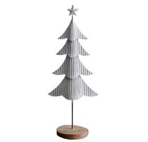 Decorative Iron <b>Christmas</b> <b>Tree</b> <b>Table</b> Top Showpiece Premium Winter Home Decoration - Product Image 5