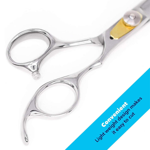 Ciseaux professionnels pour la dégaine des cheveux, poignée confortable, ciseaux texturisants, accessoire de salon de coiffure, ciseaux de dégaine - Product Image 4