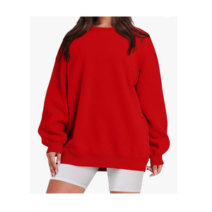 Sudadera con capucha y cremallera extragrande personalizada para mujer, de algodón y forro polar, estilo urbano de invierno para marcas - Product Image 3