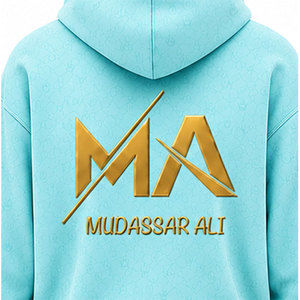 Survêtement pour homme Mudassar, vintage, hiver, vert olive, grande taille, respirant, léger, 4 g/m², 100 % coton, logo imprimé - Product Image 4