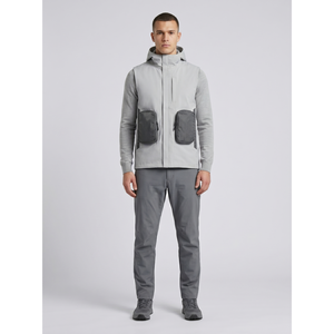 Gilet technique modulaire à 3 couches pour homme, avec poches, style urbain, vêtements techniques personnalisés OEM, imperméable, pour les sports de plein air - Product Image 1