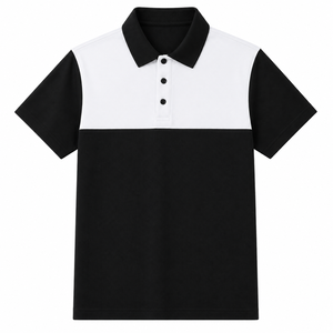 Chemises Polo Homme en Gros, Personnalisables, Manches Courtes, Color Block, Décontractées, T-Shirt Polo OEM - Product Image 1