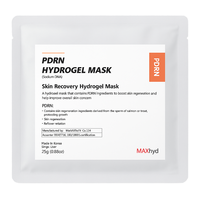 Masque facial hydrogel coréen 25g anti-âge, sans cruauté, pour tous types de peau, à base de PDRN de qualité médicale de 2e génération + collagène et ADN de sodium