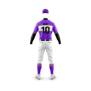 Uniforme de baseball pour adultes en gros, grande taille, léger, confortable, de haute qualité, design uni, antibactérien, séchage rapide, respirant - Product Image 6