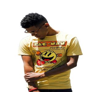 Camiseta de cuello redondo para hombre, ropa de calle, venta al por mayor, algodón polivinílico en diferentes métodos de impresión y materiales en stock para la venta - Product Image 1