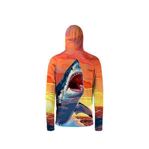 Sweat à capuche respirant sublimé pour la pêche, vêtements de pêche pour hommes, manches longues, protection solaire - Product Image 5