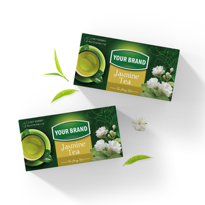 Sachets de thé au jasmin personnalisés OEM ODM, sachets de thé vert de qualité alimentaire, emballages personnalisés pour aliments et boissons avec logo - Product Image 1
