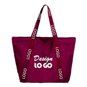 Bolsa de tela de algodón con diseño y tamaño personalizables, ideal para compras y viajes - Product Image 4