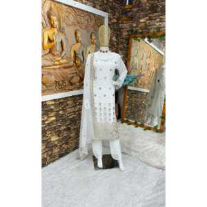 Top y pantalones de fiesta para mujer de diseñador con conjunto elegante de Dupatta - Product Image 2