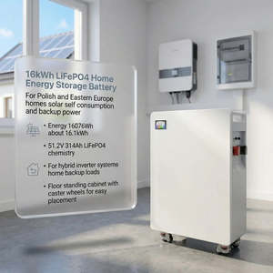 Batterie de stockage d'énergie domestique hybride empilable 16 kWh avec onduleur 51,2 V 314 Ah LiFePO4 pour le stockage d'énergie solaire - Product Image 3