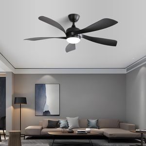 Ventilatore da soffitto moderno a LED da 52 pollici con pale in ABS dimmerabili a 3 colori, telecomando e motore DC reversibile (simile a W882P146310) - Product Image 4
