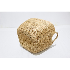 Rattan Woven Water Hyacinth Storage Basket Bohemian Style Durable Clothing Organizer for <b>Laundry</b> Room <b>Standing</b> Typ - Product Image 5