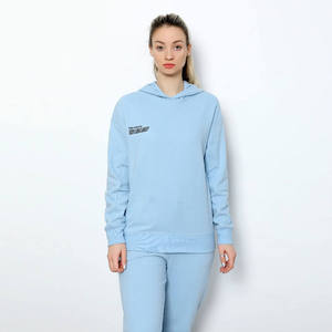 Custom Women's <b>Tracksuits</b> Heavy Weight 500 GSM 350 GSM <b>Polyester</b>/Cotton Fleece Embroidered Oversized Hoodie Shorts - Product Image 5