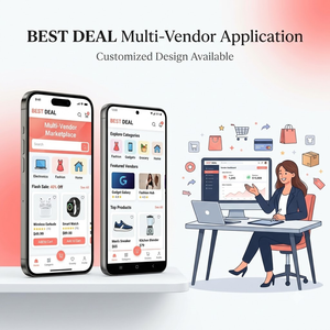Meilleure offre 2023 application multi-fournisseurs avec conception personnalisée disponible pour les utilisations commerciales en ligne à bas prix - Product Image 1