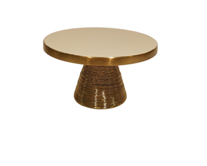 Soporte para Pastel de Aluminio Fundido y Madera, Ecológico, de Grado Alimenticio, Personalizable, de Alta Calidad, con Diseño Único, para Cumpleaños, Bodas, Hoteles - Product Image 3