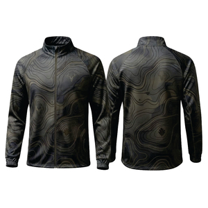 Chemise de chasse thermique camouflage pour homme, doublée polaire, manches longues, vêtement d'extérieur pour la fin de saison, équipement tendance pour les marchés américain et européen - Product Image 1