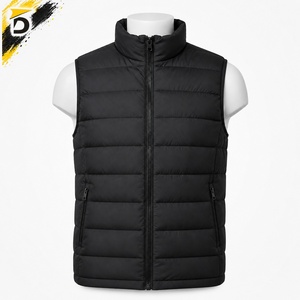 Chaleco Acolchado para Hombre, Impermeable, Reversible, con Aislamiento Térmico, Material Resistente, Sin Mangas, Cómodo para Viajes de Invierno, Senderismo y Trabajo - Product Image 1