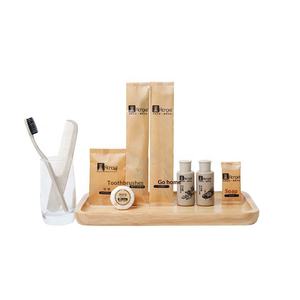 Fournitures hôtelières en gros : Brosse à dents jetable en papier kraft avec dentifrice en sachet <span class=keywords><strong>pour</strong></span> hôtels et gîtes - Product Image 1