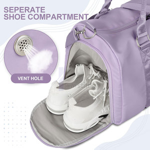 Bolsas de Gimnasio Plegables de Gran Capacidad, Hechas de Nailon y Poliéster Impermeables, Ligeras y Portátiles, con Correa Ajustable, MOQ Bajo - Product Image 5