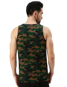 Men's <b>Cow</b> <b>Print</b> Tank <b>Top</b> O-Neck Sleeveless Casual Knitted Animal Pattern White Black - Product Image 4
