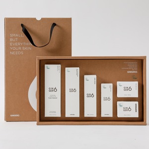 Set de cuidado facial coreano con esencia hidratante natural, loción, suero con vitamina C y rica hidratación, vegano, en caja de regalo. - Product Image 5